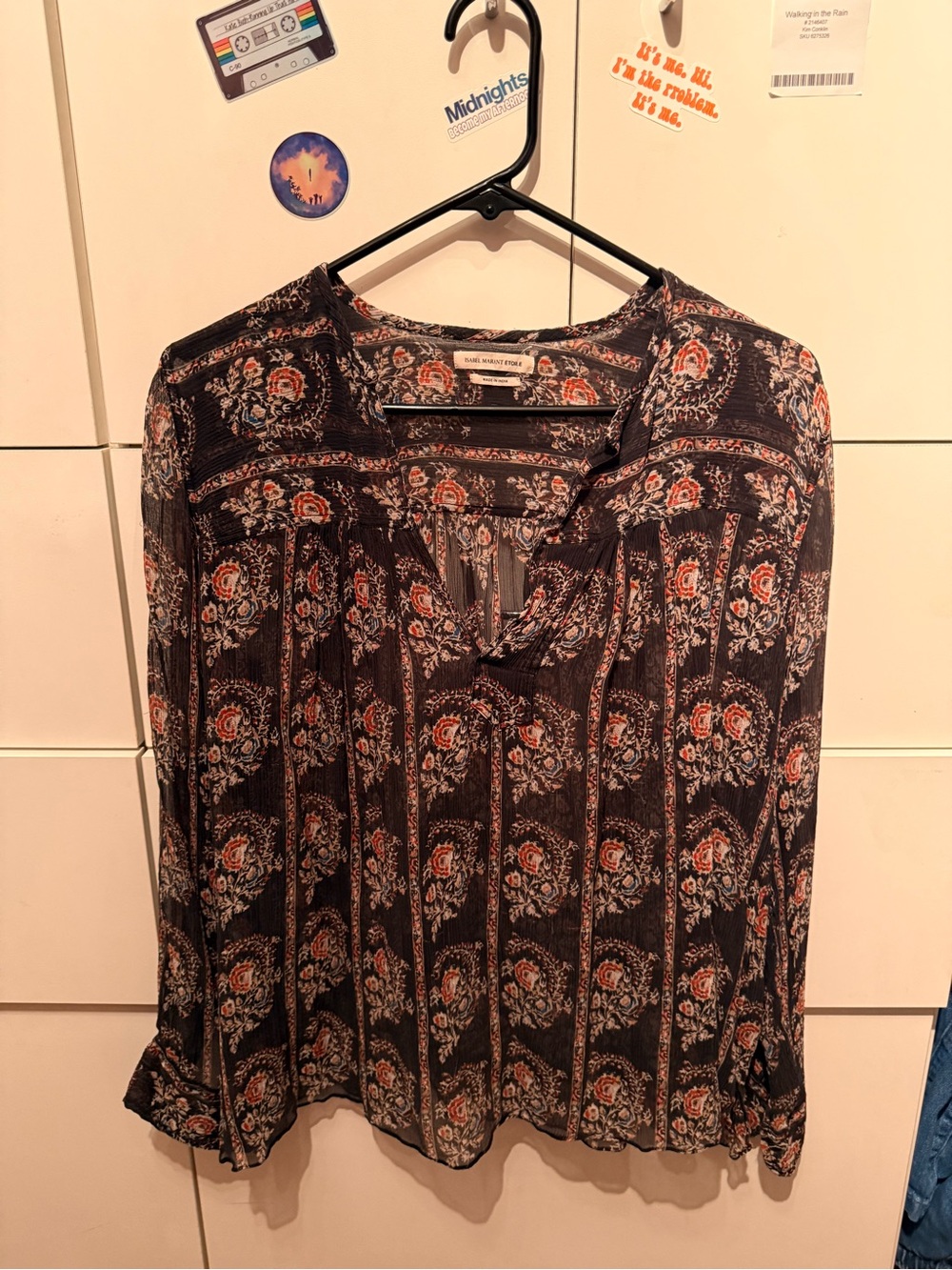 Boho Floral Blouse-similar ASO Dakota Johnson in Fifty Shades Darker